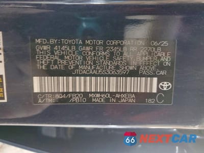 Zdjęcie 12 z 12 samochodu: 2025 TOYOTA PRIUS LE VIN:JTDACAAU5S3063597 - miniatura