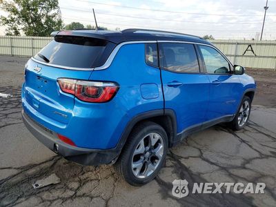Trzecie zdjęcie samochodu z tyłu: 2018 JEEP COMPASS LIMITED VIN:3C4NJDCB4JT470334 - miniatura