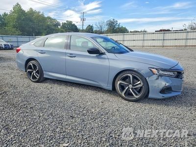 Czwarte zdjęcie samochodu z boku: 2022 HONDA ACCORD SPORT VIN:1HGCV1F31NA104196 - miniatura