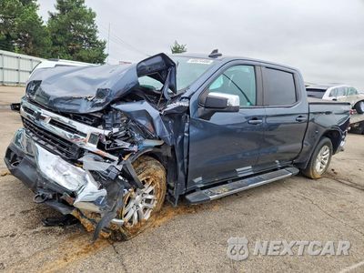 2021 CHEVROLET SILVERADO K1500 LT 3GCUYDED7MG114737 - główne zdjęcie licytacji z USA - miniatura
