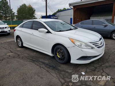 Czwarte zdjęcie samochodu z boku: 2014 HYUNDAI SONATA GLS VIN:5NPEB4AC0EH938381 - miniatura