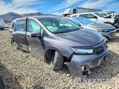 Czwarte zdjęcie samochodu z boku: 2025 HONDA ODYSSEY EXL VIN:5FNRL6H61SB059461 - miniatura