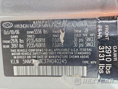 Zdjęcie 14 z 14 samochodu: 2007 HYUNDAI SANTA FE SE VIN:5NMSH73E37H040245 - miniatura