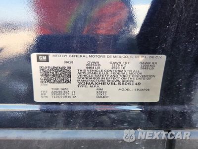 Zdjęcie 13 z 13 samochodu: 2020 CHEVROLET EQUINOX LS VIN:3GNAXHEV5LS505149 - miniatura