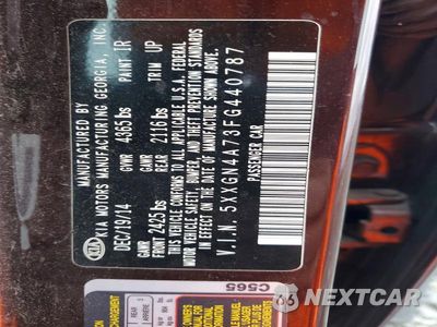 Zdjęcie 12 z 12 samochodu: 2015 KIA OPTIMA EX VIN:5XXGN4A73FG440787 - miniatura