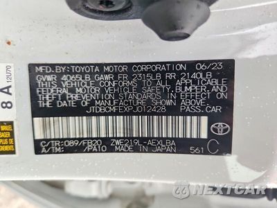 Zdjęcie 13 z 13 samochodu: 2023 TOYOTA COROLLA HYBRID LE VIN:JTDBCMFEXPJ012428 - miniatura