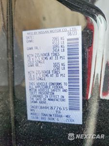 Zdjęcie 13 z 13 samochodu: 2023 NISSAN ROGUE SV VIN:5N1BT3BA4PC877635 - miniatura