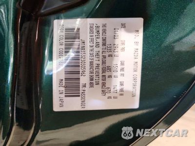 Zdjęcie 12 z 12 samochodu: 2003 MAZDA MX-5 MIATA BASE VIN:JM1NB353230305962 - miniatura