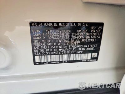 Zdjęcie 13 z 13 samochodu: 2026 HONDA HR-V LX VIN:3CZRZ1H36TM708766 - miniatura