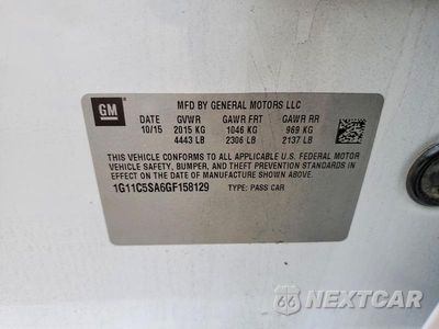 Zdjęcie 12 z 12 samochodu: 2016 CHEVROLET MALIBU LIMITED LT VIN:1G11C5SA6GF158129 - miniatura