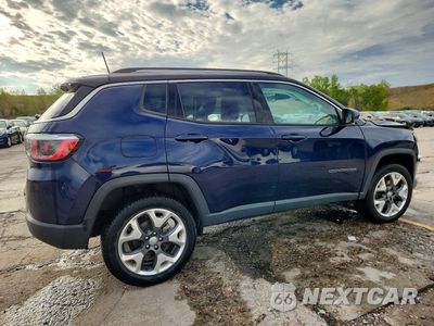 Trzecie zdjęcie samochodu z tyłu: 2018 JEEP COMPASS LIMITED VIN:3C4NJDCBXJT231600 - miniatura