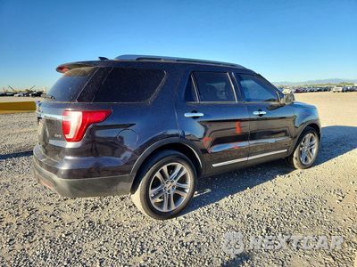 Trzecie zdjęcie samochodu z tyłu: 2017 FORD EXPLORER LIMITED VIN:1FM5K8F88HGA99306 - miniatura