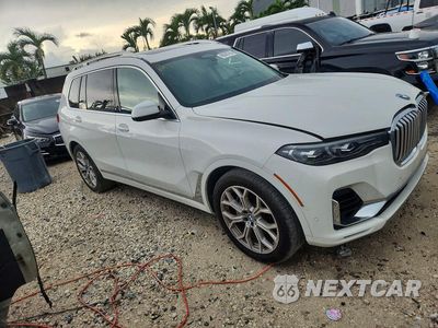 Czwarte zdjęcie samochodu z boku: 2019 BMW X7 XDRIVE50I VIN:5UXCX4C53KLS36228 - miniatura