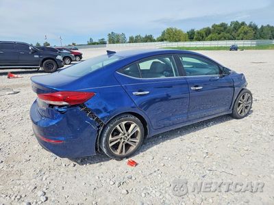 Trzecie zdjęcie samochodu z tyłu: 2017 HYUNDAI ELANTRA LIMITED VIN:5NPD84LF7HH020472 - miniatura