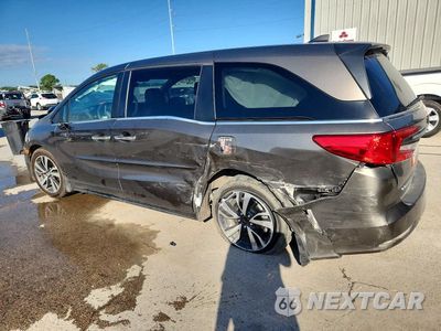 Drugie zdjęcie samochodu z przodu: 2022 HONDA ODYSSEY TOURING VIN:5FNRL6H85NB000189 - miniatura