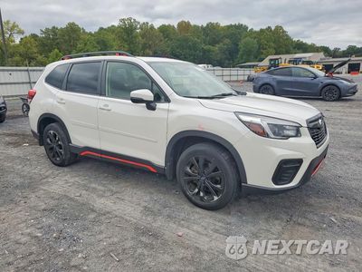 Czwarte zdjęcie samochodu z boku: 2021 SUBARU FORESTER SPORT VIN:JF2SKARC3MH434864 - miniatura