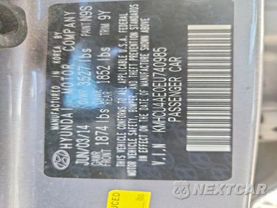 Zdjęcie 12 z 12 samochodu: 2014 HYUNDAI ACCENT GLS VIN:KMHCU4AE0EU740985 - miniatura