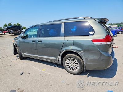 Drugie zdjęcie samochodu z przodu: 2013 TOYOTA SIENNA XLE 8-PASSENGER VIN:5TDYK3DC7DS333169 - miniatura