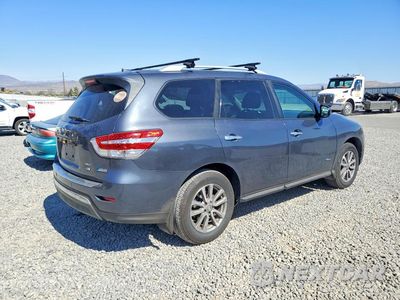 Trzecie zdjęcie samochodu z tyłu: 2014 NISSAN PATHFINDER HYBRID SV VIN:5N1CR2MM1EC657631 - miniatura