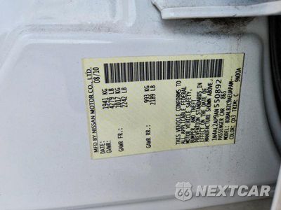 Zdjęcie 12 z 12 samochodu: 2010 NISSAN ALTIMA 2.5 VIN:1N4AL2AP9AN550892 - miniatura