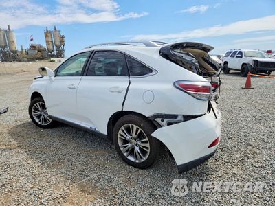 Drugie zdjęcie samochodu z przodu: 2013 LEXUS RX 450H VIN:JTJBC1BA5D2064327 - miniatura