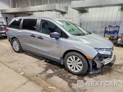 Czwarte zdjęcie samochodu z boku: 2021 HONDA ODYSSEY LX VIN:5FNRL6H22MB016781 - miniatura