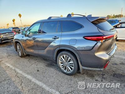 Drugie zdjęcie samochodu z przodu: 2020 TOYOTA HIGHLANDER HYBRID PLATINUM VIN:5TDEBRCH2LS000962 - miniatura