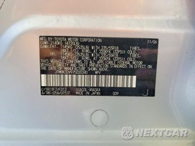 Zdjęcie 13 z 13 samochodu: 2007 TOYOTA RAV4 SPORT VIN:JTMBK32V975020340 - miniatura