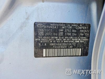 Zdjęcie 12 z 12 samochodu: 2011 HYUNDAI ELANTRA GLS VIN:KMHDH4AE8BU104772 - miniatura