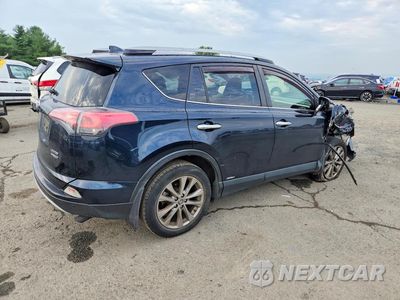 Trzecie zdjęcie samochodu z tyłu: 2017 TOYOTA RAV4 HV LIMITED VIN:JTMDJREV5HD146499 - miniatura