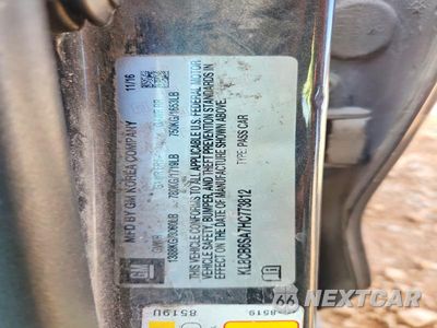 Zdjęcie 12 z 12 samochodu: 2017 CHEVROLET SPARK LS VIN:KL8CB6SA7HC773812 - miniatura