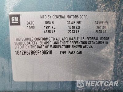 Zdjęcie 13 z 13 samochodu: 2009 CHEVROLET MALIBU 1LT VIN:1G1ZH57B69F190510 - miniatura