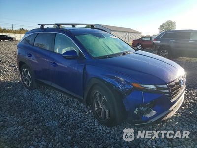Czwarte zdjęcie samochodu z boku: 2023 HYUNDAI TUCSON SEL VIN:5NMJFCAE7PH203900 - miniatura