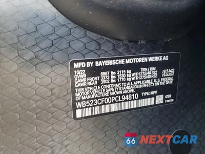 Zdjęcie 13 z 13 samochodu: 2023 BMW IX XDRIVE50 VIN:WB523CF00PCL94810 - miniatura