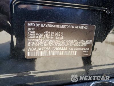 Zdjęcie 12 z 12 samochodu: 2018 BMW 530 XI VIN:WBAJA7C56JG908444 - miniatura
