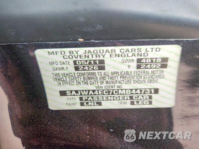 Zdjęcie 12 z 12 samochodu: 2012 JAGUAR XKR VIN:SAJWA4EC7CMB44731 - miniatura
