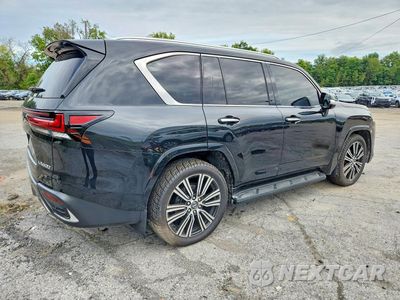 Trzecie zdjęcie samochodu z tyłu: 2022 LEXUS LX 600 LUXURY VIN:JTJGB7CX3N4004759 - miniatura
