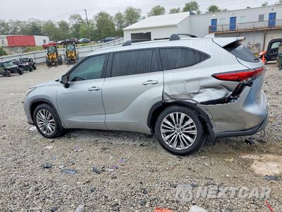 Drugie zdjęcie samochodu z przodu: 2023 TOYOTA HIGHLANDER PLATINUM VIN:5TDKDRBH5PS512817 - miniatura