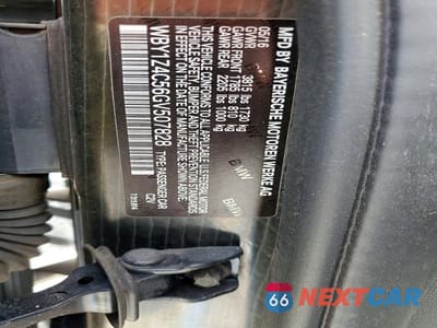 Zdjęcie 12 z 12 samochodu: 2016 BMW I3 REX VIN:WBY1Z4C56GV507828 - miniatura