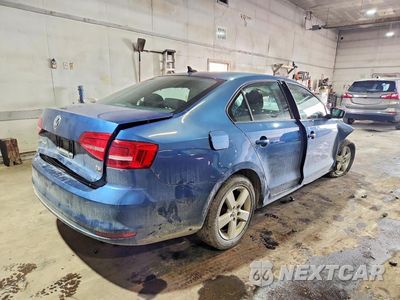 Trzecie zdjęcie samochodu z tyłu: 2015 VOLKSWAGEN JETTA SE VIN:3VWD17AJ6FM257651 - miniatura
