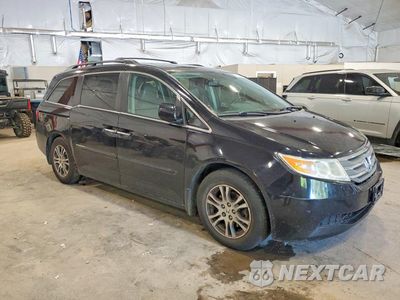 Czwarte zdjęcie samochodu z boku: 2011 HONDA ODYSSEY EXL VIN:5FNRL5H67BB003387 - miniatura