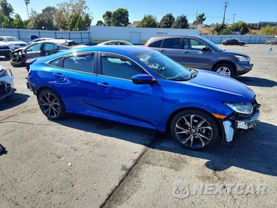 Czwarte zdjęcie samochodu z boku: 2019 HONDA CIVIC SPORT VIN:19XFC2F86KE214558 - miniatura