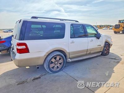 Trzecie zdjęcie samochodu z tyłu: 2007 FORD EXPEDITION EL EDDIE BAUER VIN:1FMFK18537LA48722 - miniatura