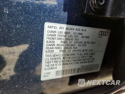 Zdjęcie 13 z 13 samochodu: 2017 AUDI Q7 PREMIUM PLUS VIN:WA1LAAF73HD028524 - miniatura