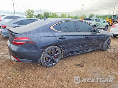 Trzecie zdjęcie samochodu z tyłu: 2022 GENESIS G70 3.3T STANDARD VIN:KMTG54TE2NU100956 - miniatura