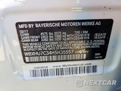Zdjęcie 14 z 14 samochodu: 2017 BMW X1 SDRIVE28I VIN:WBXHU7C34H5H35557 - miniatura