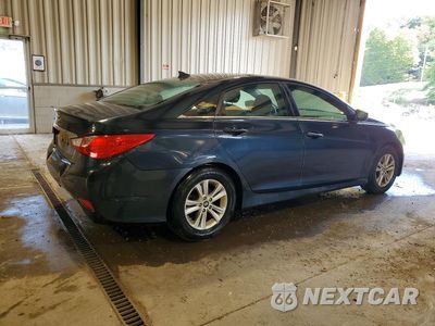 Trzecie zdjęcie samochodu z tyłu: 2014 HYUNDAI SONATA GLS VIN:5NPEB4AC1EH923436 - miniatura