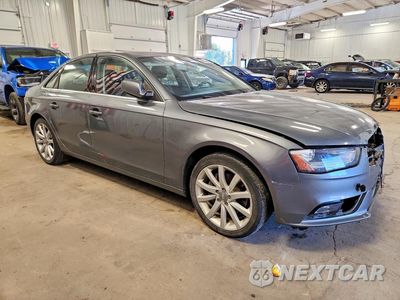 Czwarte zdjęcie samochodu z boku: 2013 AUDI A4 PREMIUM PLUS VIN:WAUFFAFL2DN004203 - miniatura