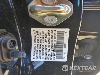 Zdjęcie 12 z 12 samochodu: 2017 HONDA CIVIC EX VIN:19XFC2F76HE040099 - miniatura