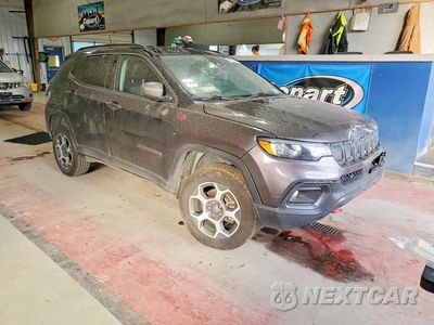 Czwarte zdjęcie samochodu z boku: 2022 JEEP COMPASS TRAILHAWK VIN:3C4NJDDB5NT151772 - miniatura